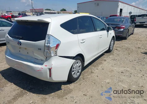 2014 Toyota Prius V Three from USA, damaged, VIN JTDZN3EU1EJ012603